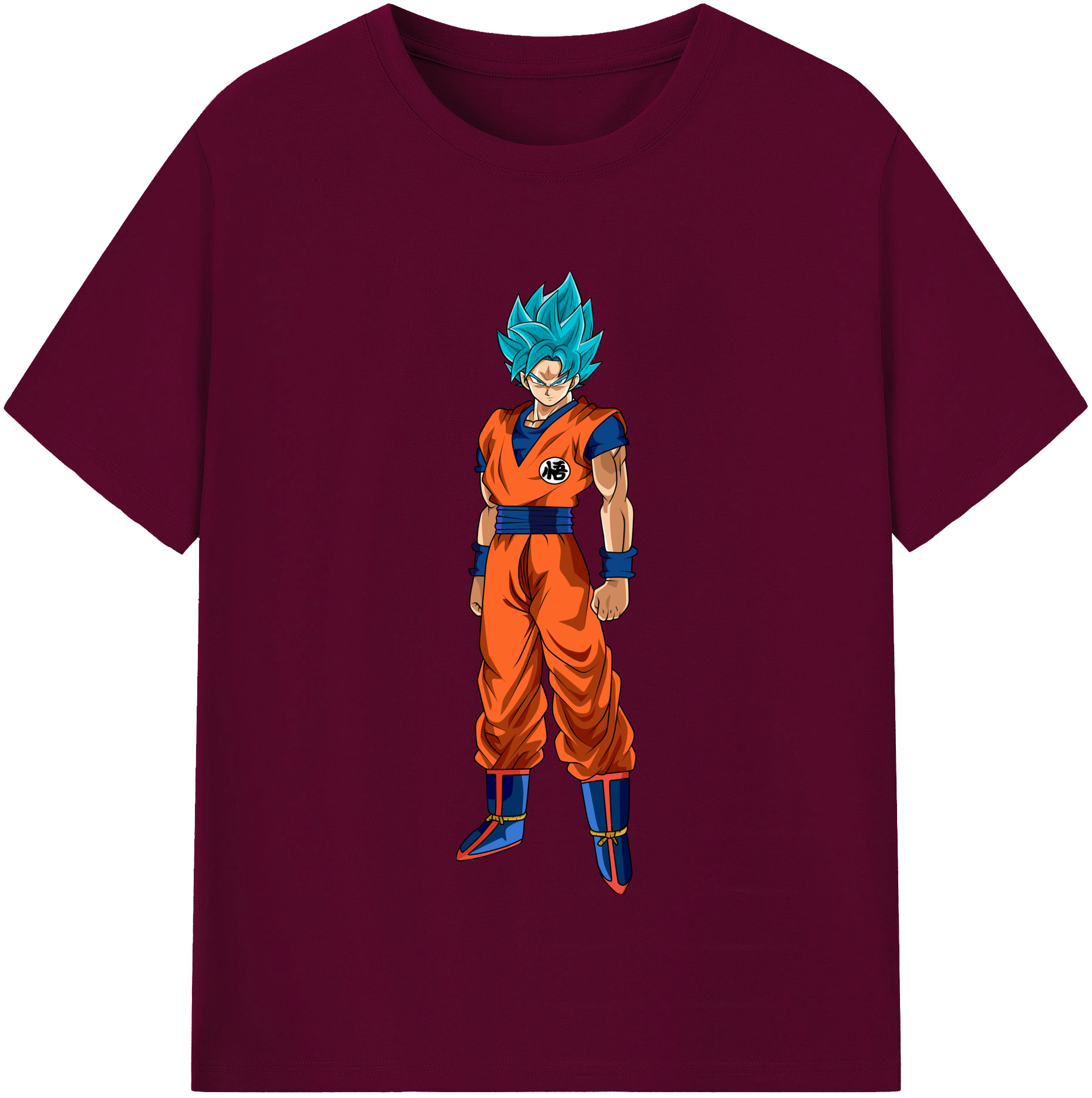 （画像用） ドラゴンボール 孫悟空（そん ごくう）Son Goku カカロット DRAGON BALL Kakarotto レディースカジュアルプリントTシャツ（綿100％）